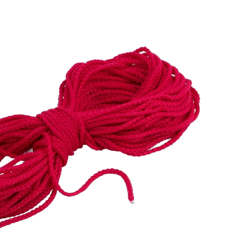 Шнур вязаный цветной 2 мм х 20 м