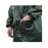 Плащ нейлон с ПВХ влагостойкий, зеленый (р. L)