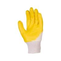 Перчатки с нитриловым частичным покрытием, Лайт, манжет - резинка, Fort
