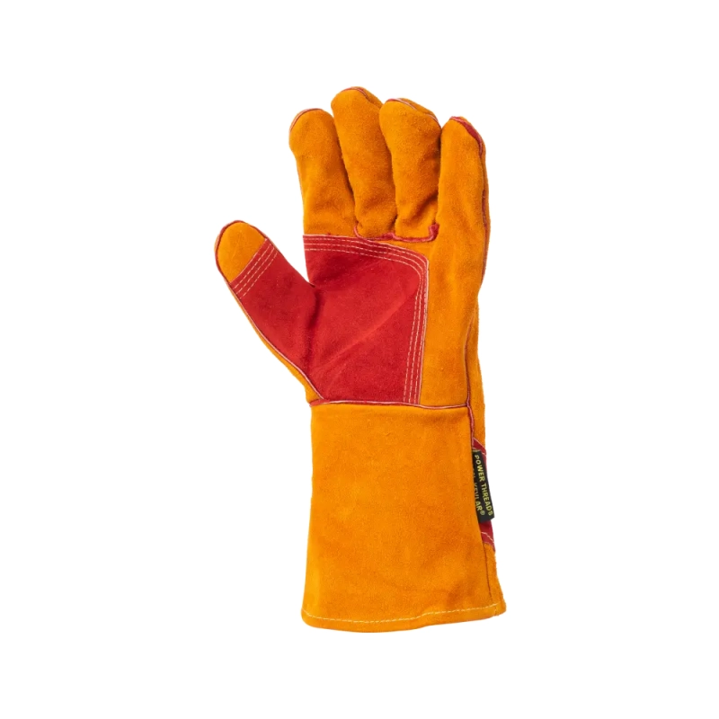 Краги спилковые сварщика пятипалые Siberia T12-11-RU Kevlar (р. 10.5)