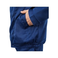 Костюм рабочий Техник, куртка+ полукомбинезон, синий+василек  рост158-164 р.60-62