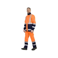 Костюм рабочий Терминал-3, куртка+полукомб, оранж+т.синий р.44-46/182-188