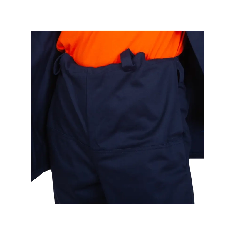 Костюм сварщика 2кл. защиты 100% ХБ с ОП(к+бр)(син+вас) р.52-54/182-188