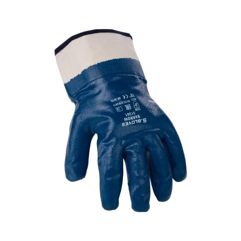 Перчатки с нитриловым полным покрытием, манжет - крага 0533 р.11