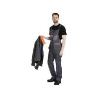 Костюм рабочий Бренд, куртка+полукомбинезон, серый  60-62/170-176