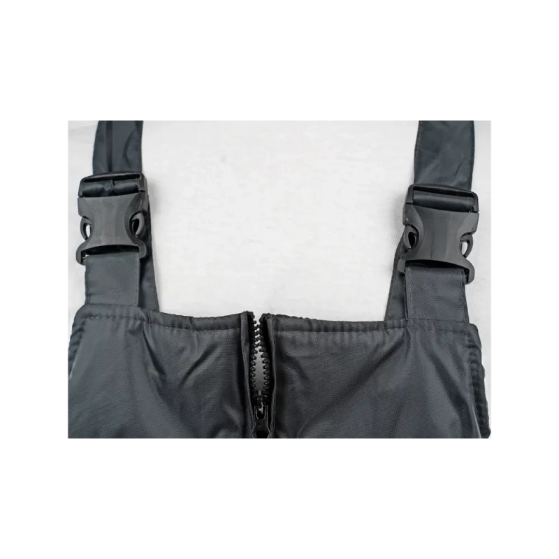 Костюм рабочий утепленный, куртка+полукомбинезон, темно-серый+красный44-46/170-176