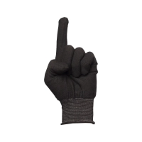 Перчатки нейлоновые без ПВХ черные 1402 (р.9-11)