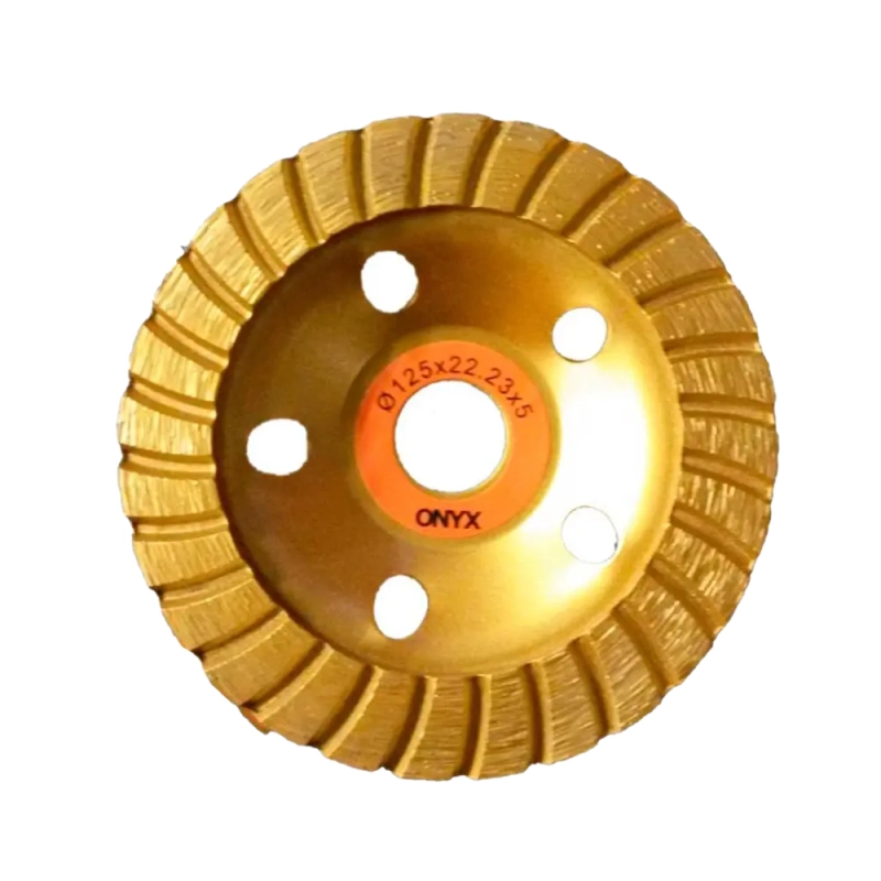 Чашка алмазная Onyx турбо 125 х 22 мм