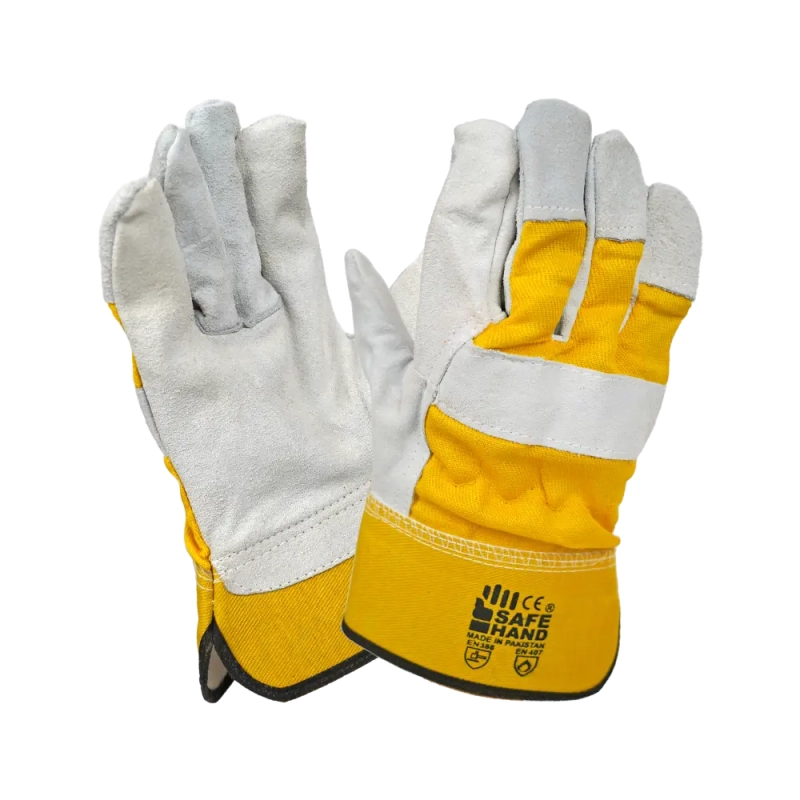 Перчатки спилковые комбинированные Ангара, 0115