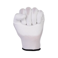 Перчатки нейлоновые с полиуретаном арт. 2101 (р.7 S) черные